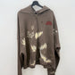 Paly Hollywood "Been Amess" Distressed Zip Hooded Sweatshirt