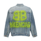 Balenciaga Jean Jacket "Yellow" Spraypaint