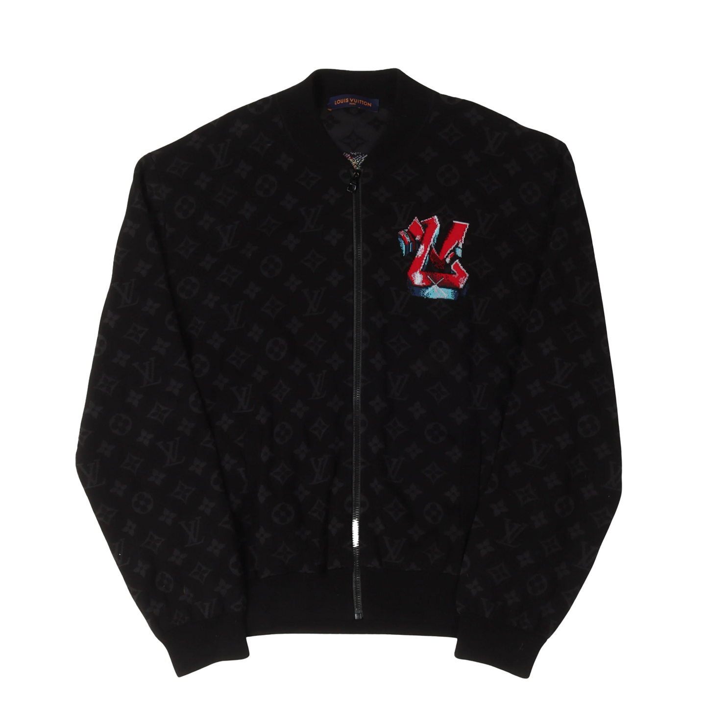 Louis Vuitton Graffiti Knit Zip Up