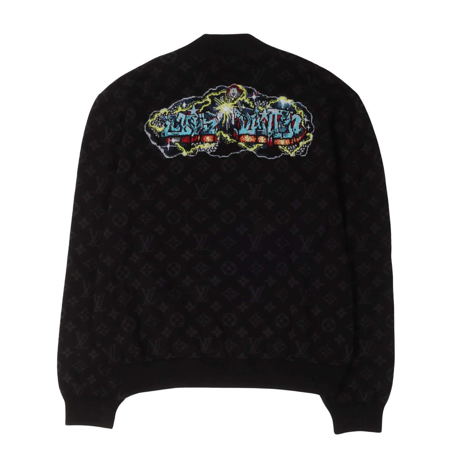 Louis Vuitton Graffiti Knit Zip Up