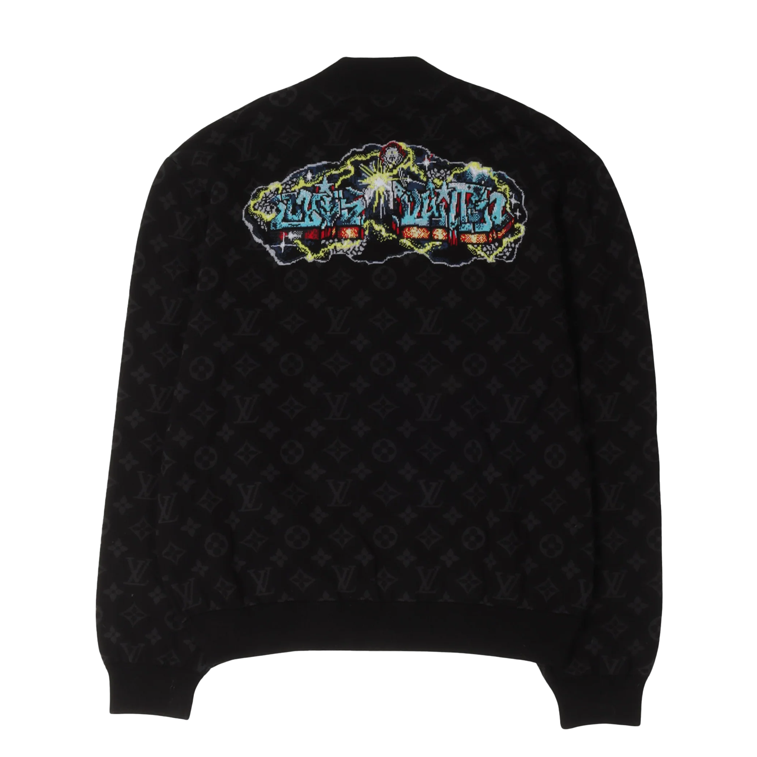 Louis Vuitton Graffiti Knit Zip Up