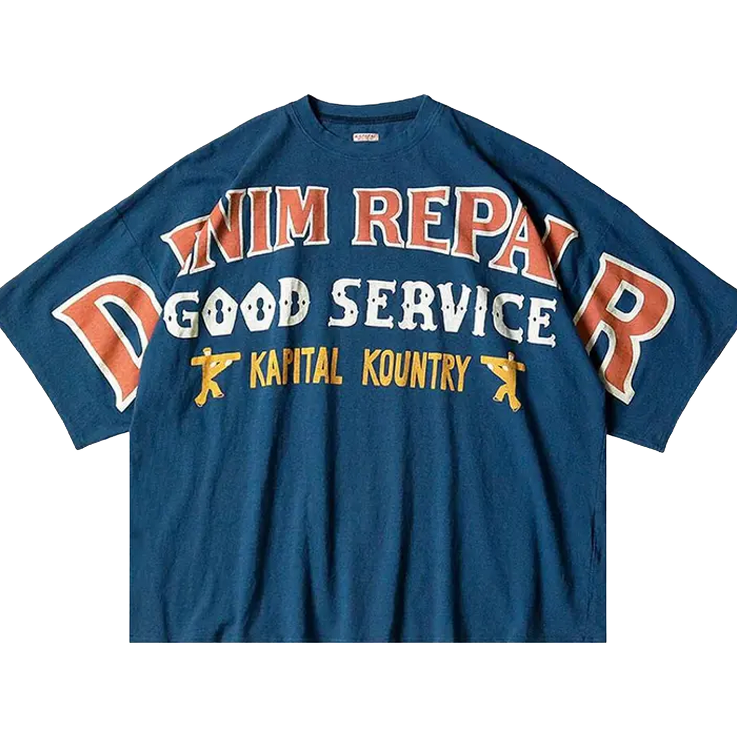 Kapital Tee "Orange/Blue"