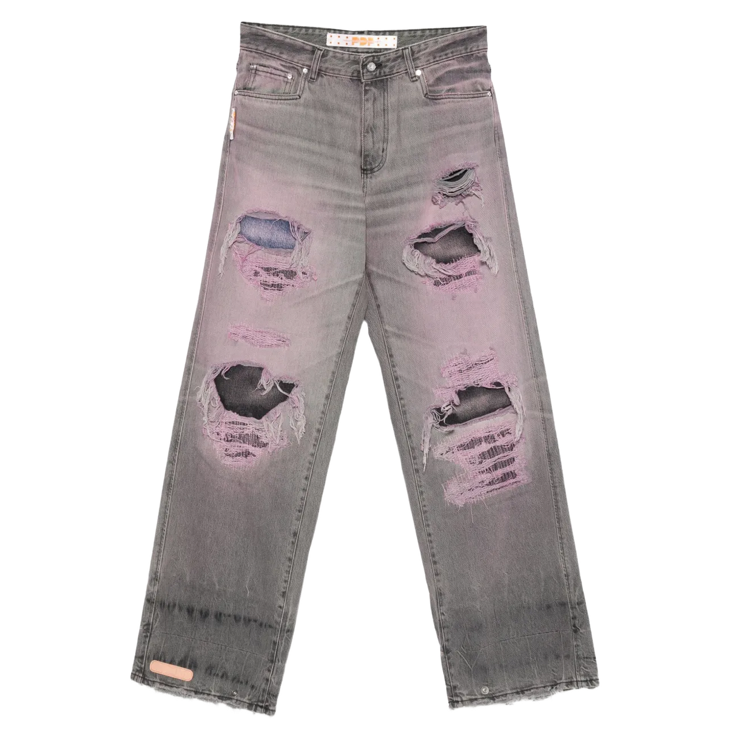 PDF Distressed Frayed Jeans