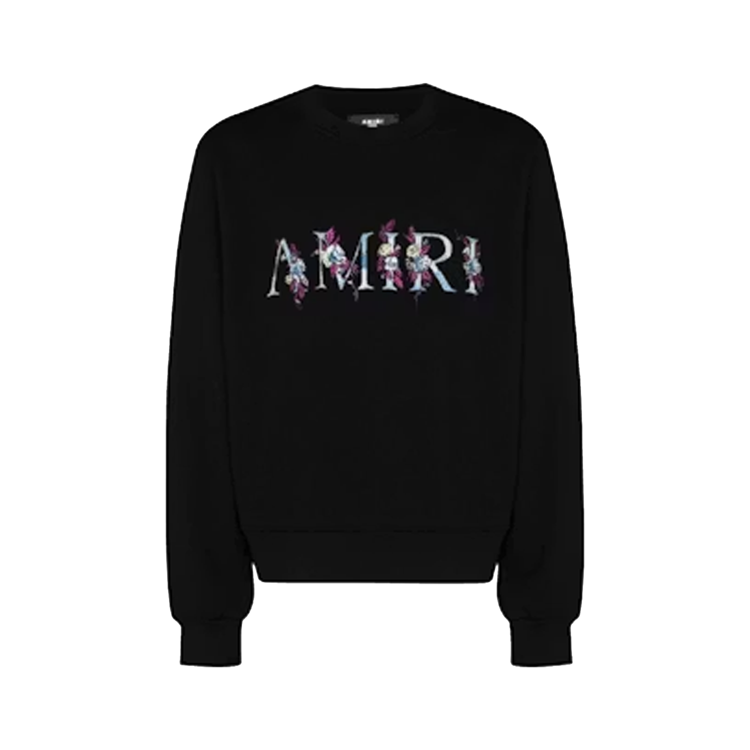 Amiri Floral Logo Crewneck