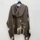 Paly Hollywood "Been Amess" Distressed Zip Hooded Sweatshirt