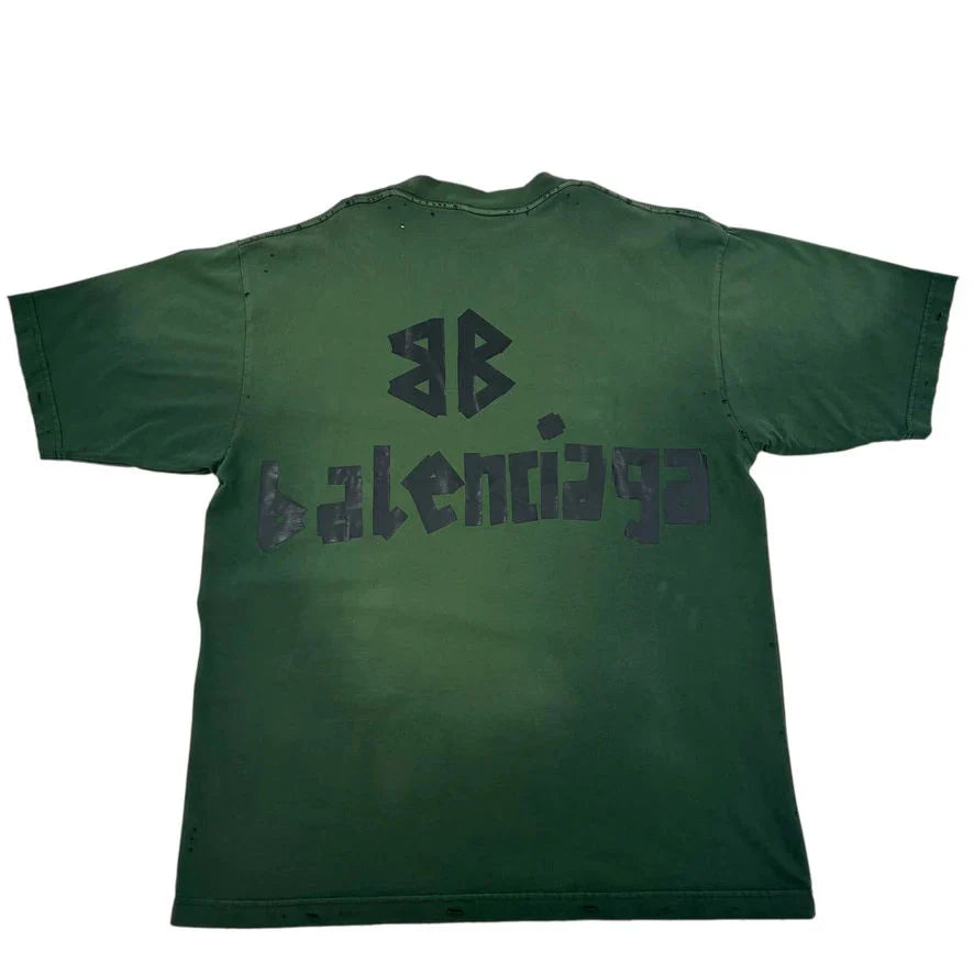 Balenciaga Tape T-Shirt “Green/Black”