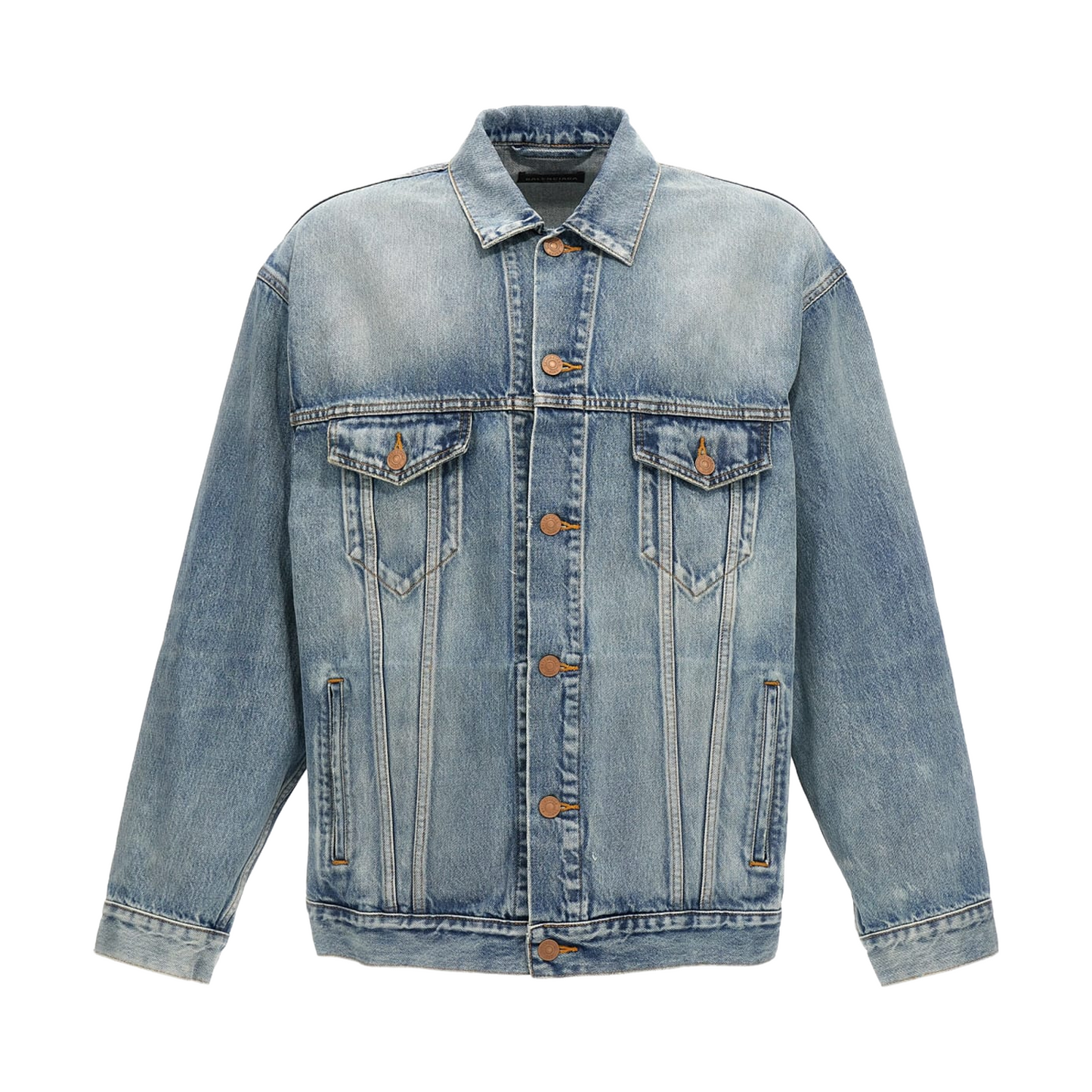 Balenciaga Jean Jacket "Yellow" Spraypaint