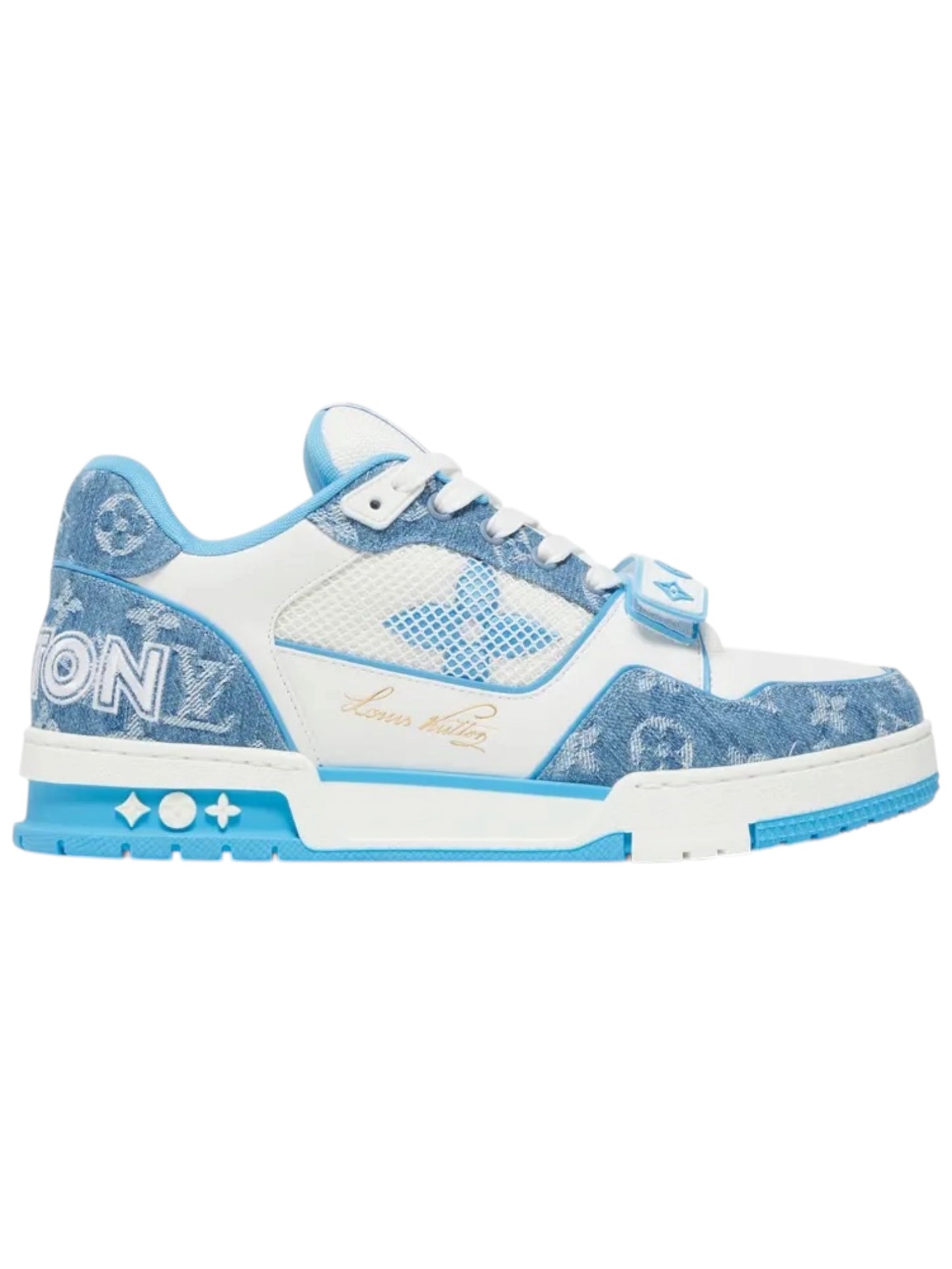 Louis Vuitton Strap Trainers “Denim”