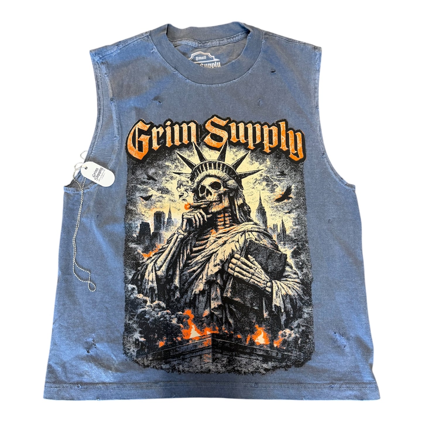 Grim Supply Liberty Muscle Tee ‘Blue’