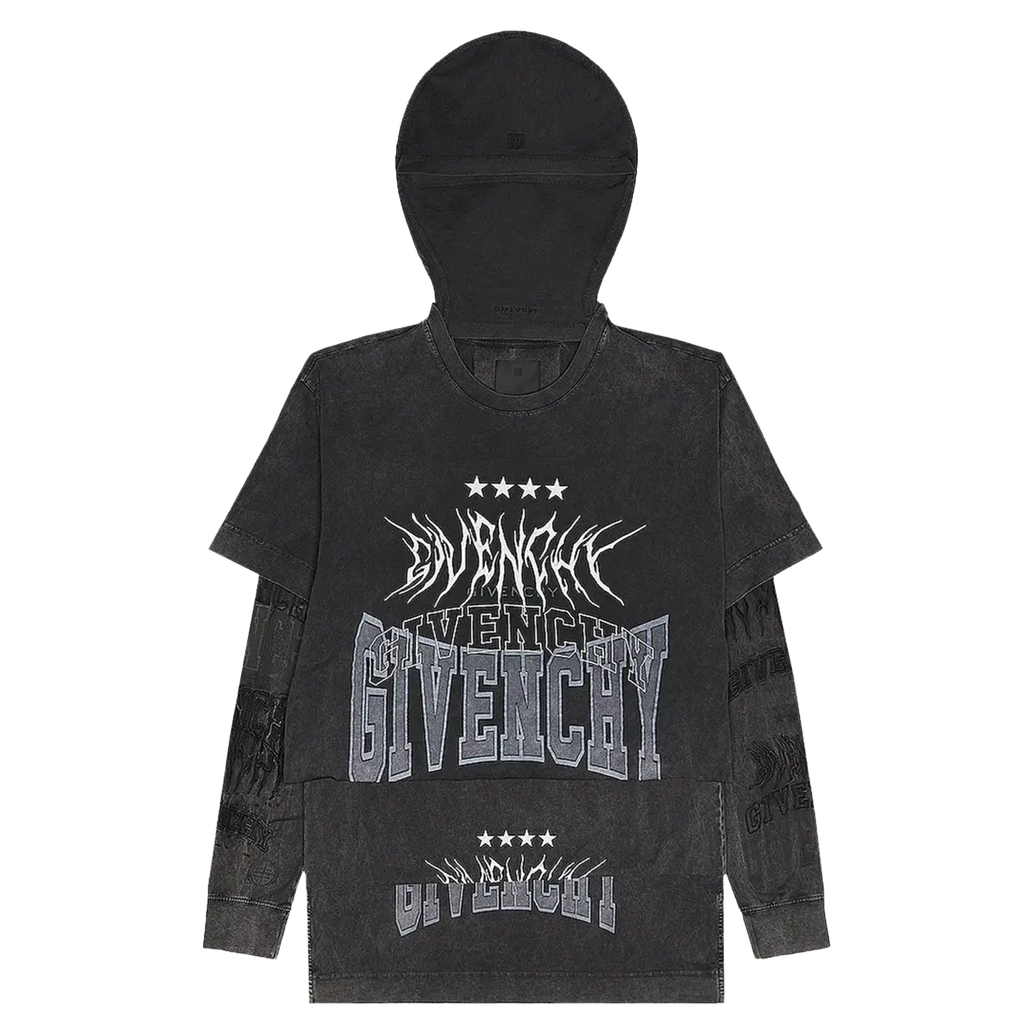 Givenchy Layered Hoodie