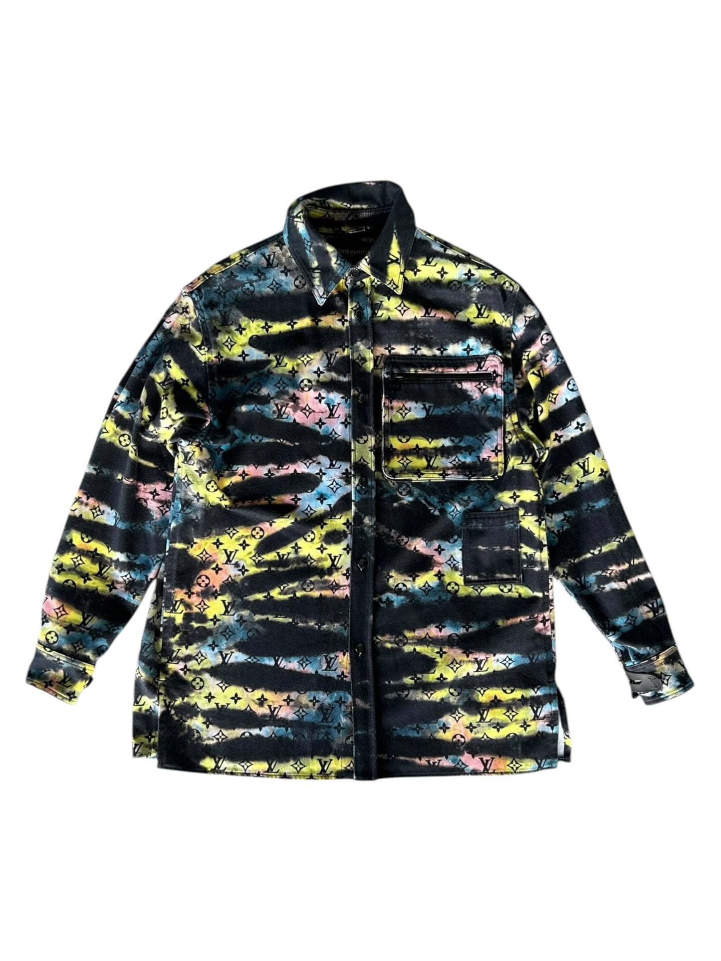 Louis Vuitton Tie Dye Denim Jacket