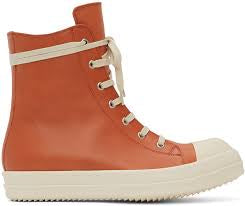 Rick Owens Ramones High Sneakers “Orange”
