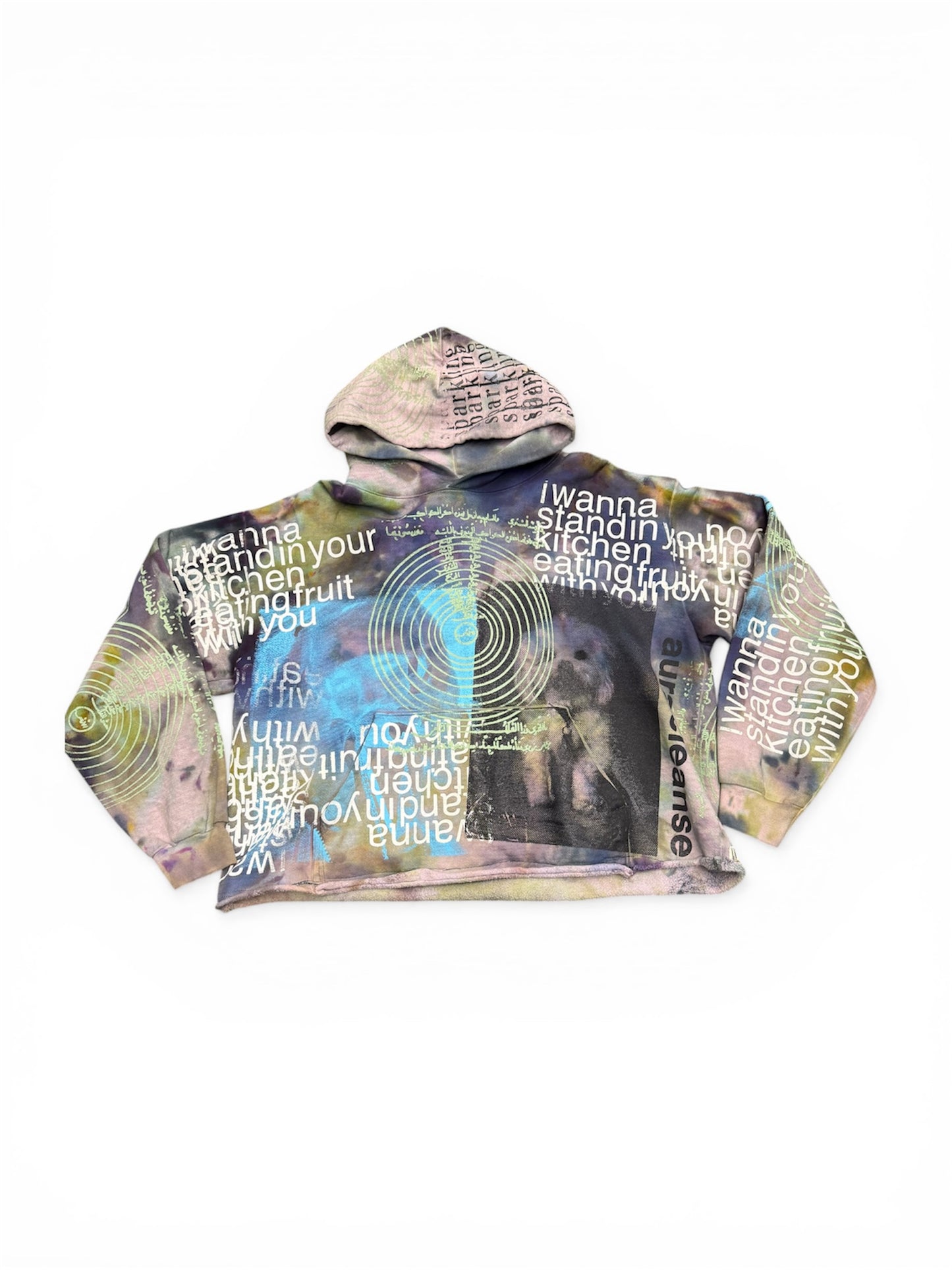 Survive Earth Graffiti Tie Dye Hoodie