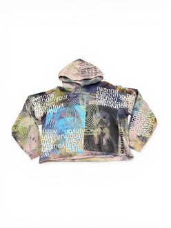 Survive Earth Graffiti Tie Dye Hoodie