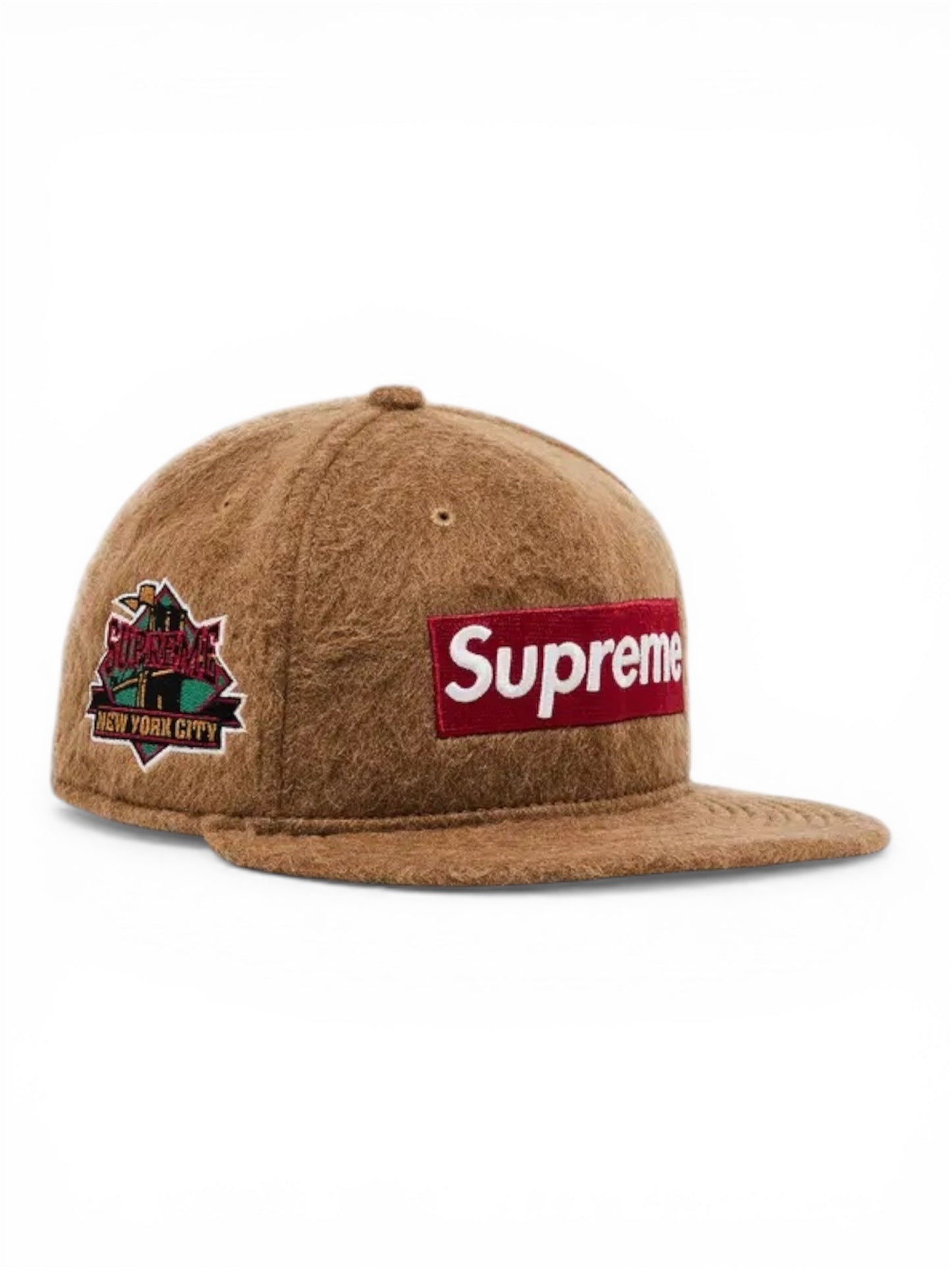 Supreme Mohair Box Logo Fitted Hat