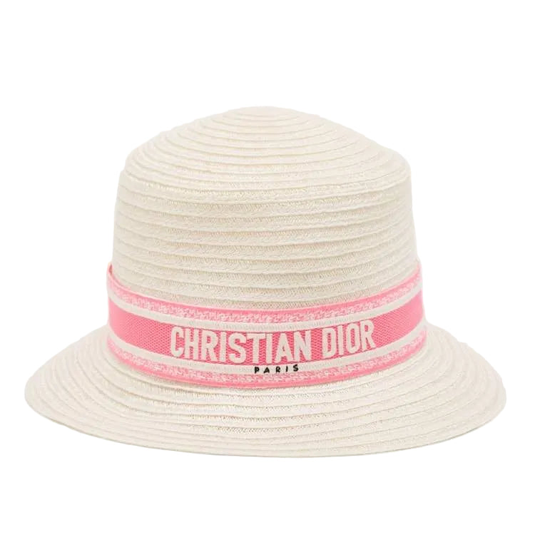 Christian Dior Bucket Hat "White/Pink"