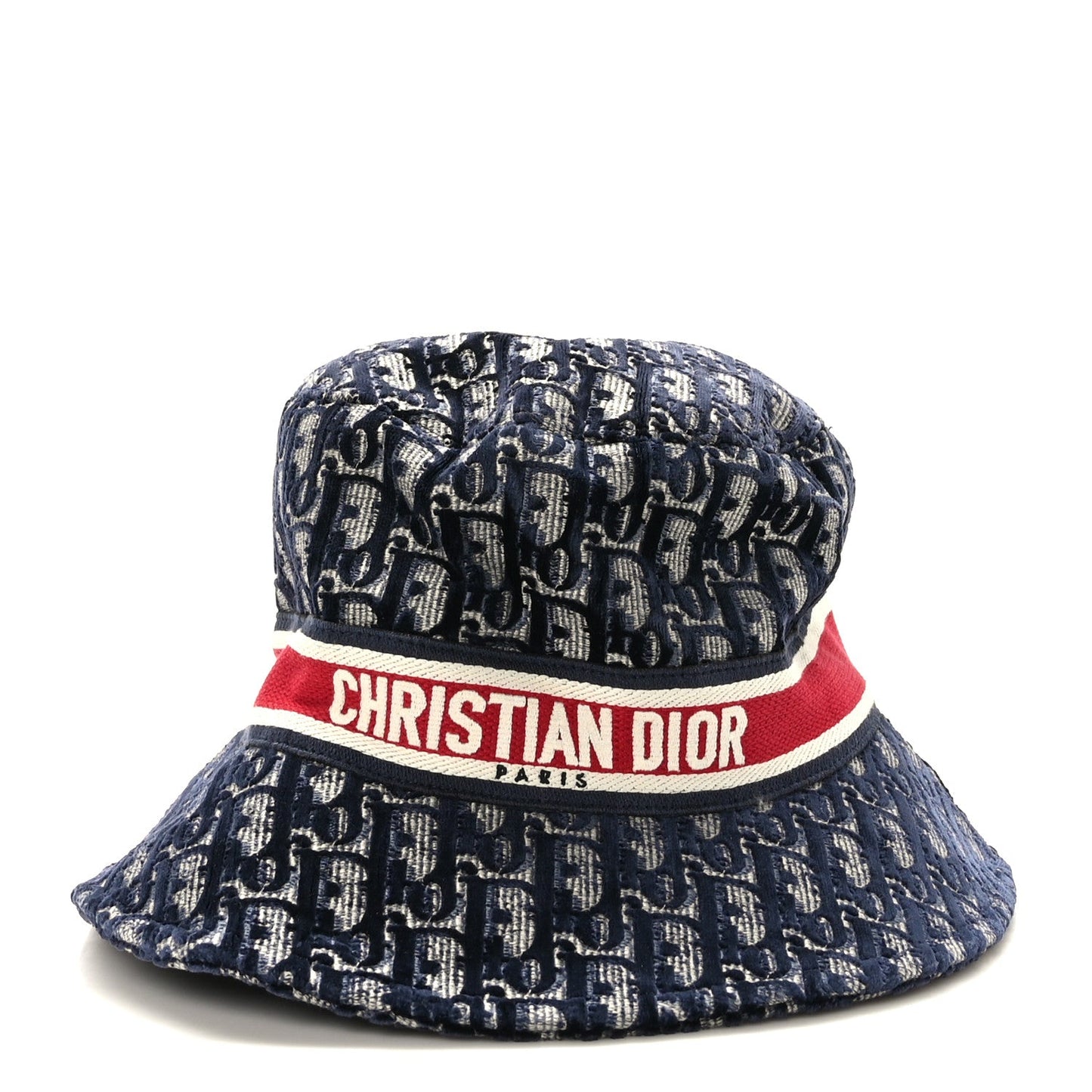 Christian Dior Oblique Bucket Hat "Blue/Red"