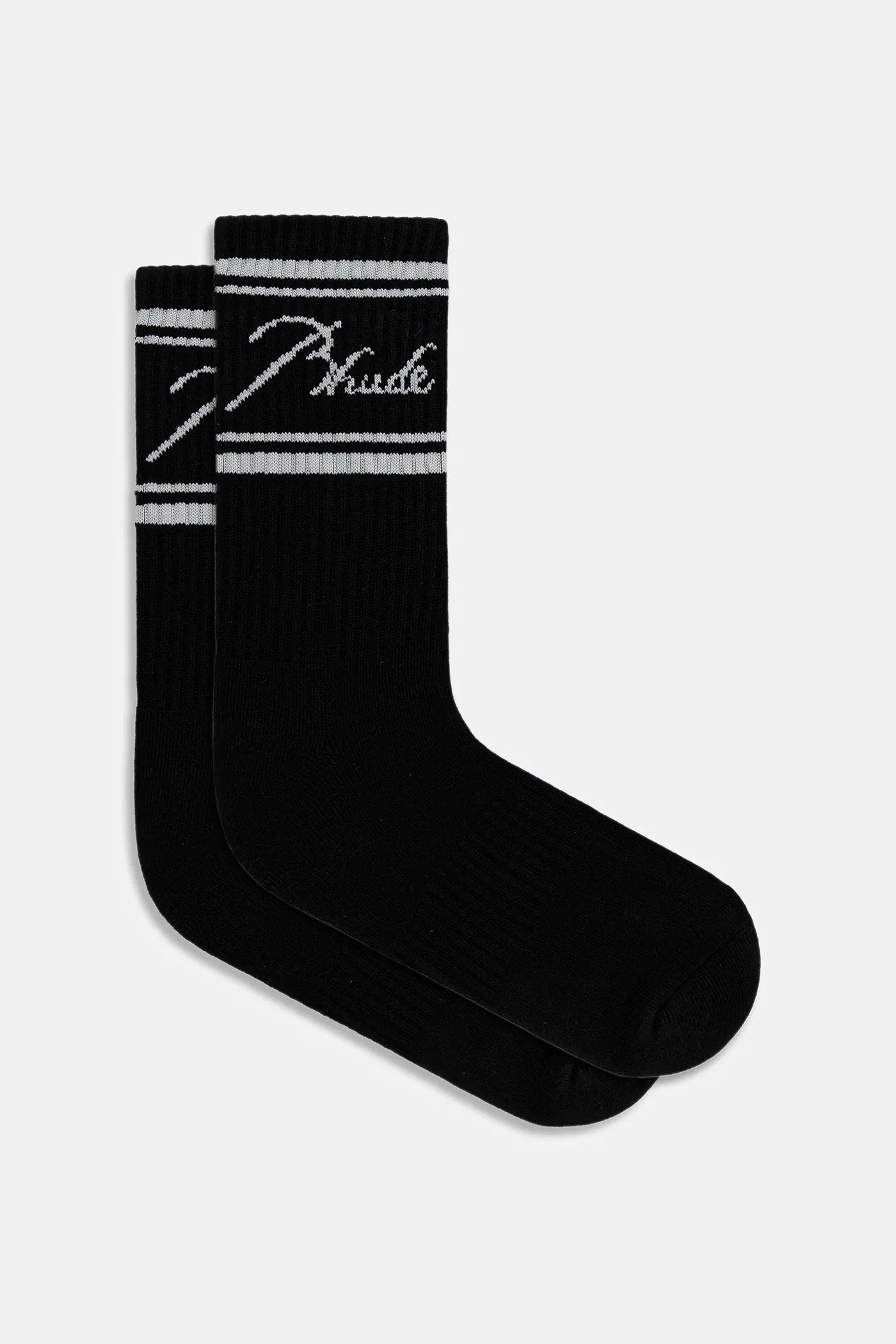 Rhude Script Logo Socks