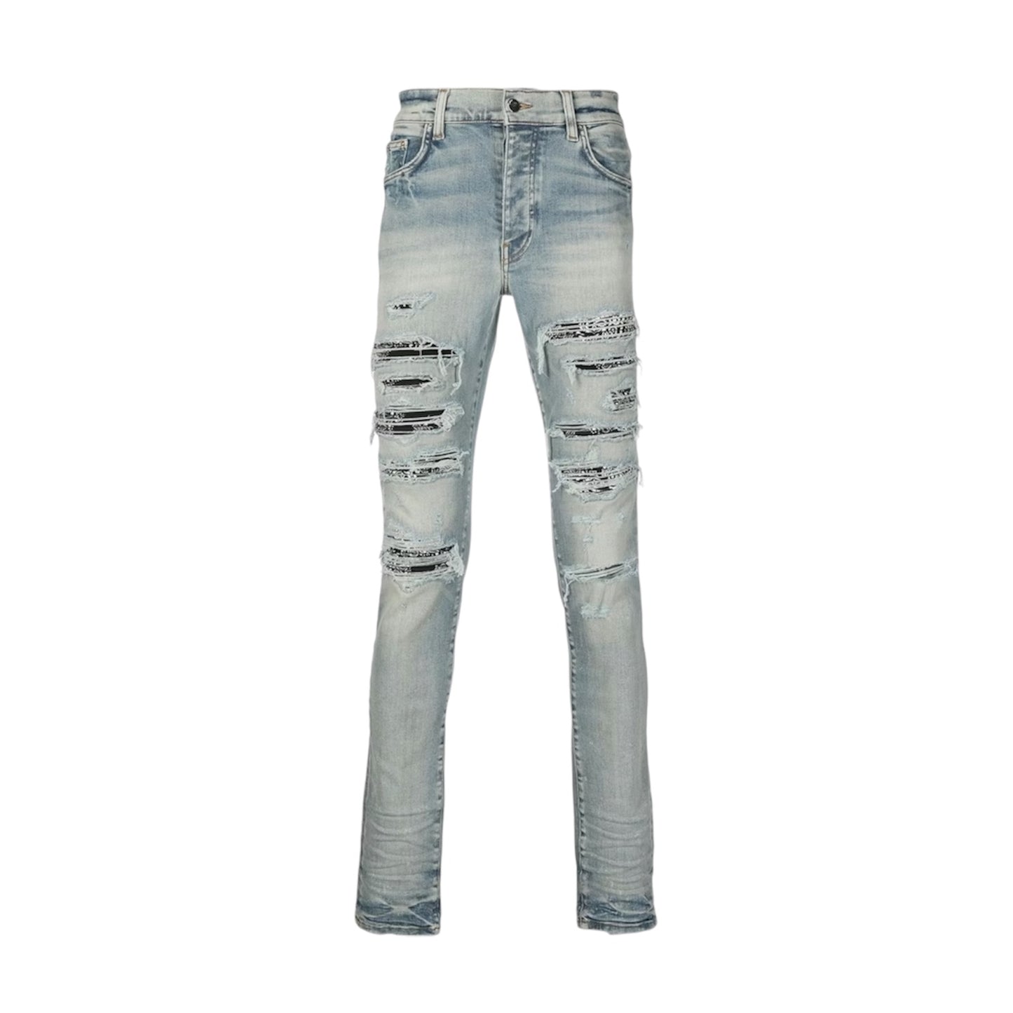 Amiri Thrasher Bandana Patch Denim Jeans ‘Blue’