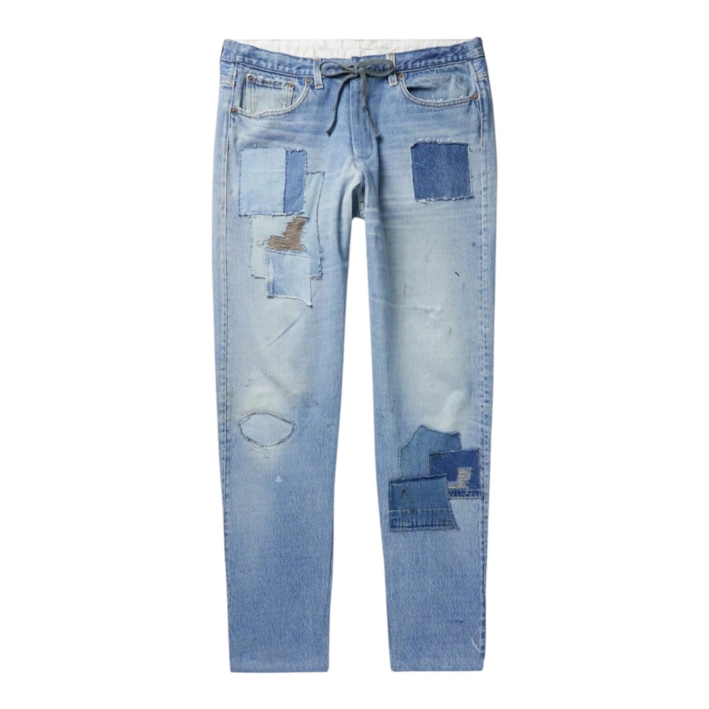 Greg Lauren Denim Patchwork Jeans