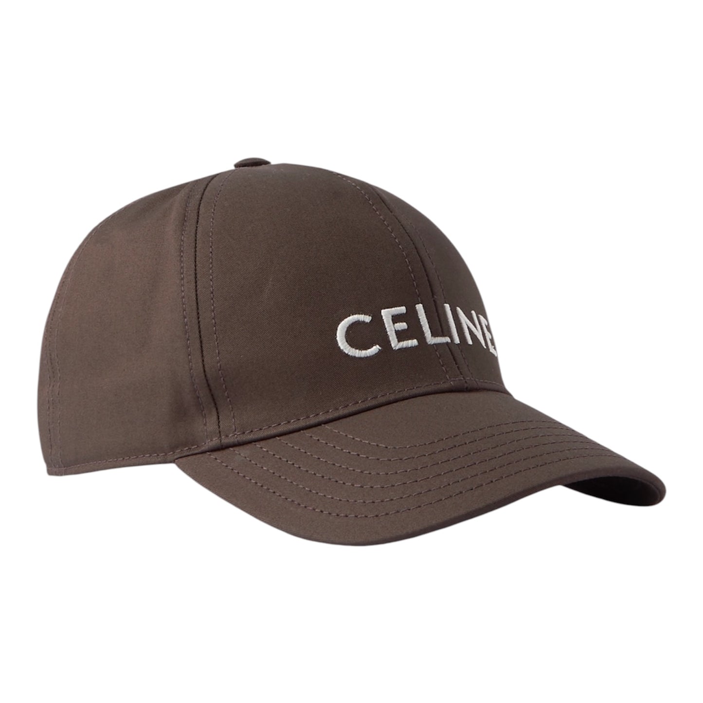 Celine Logo Cap ‘Brown’