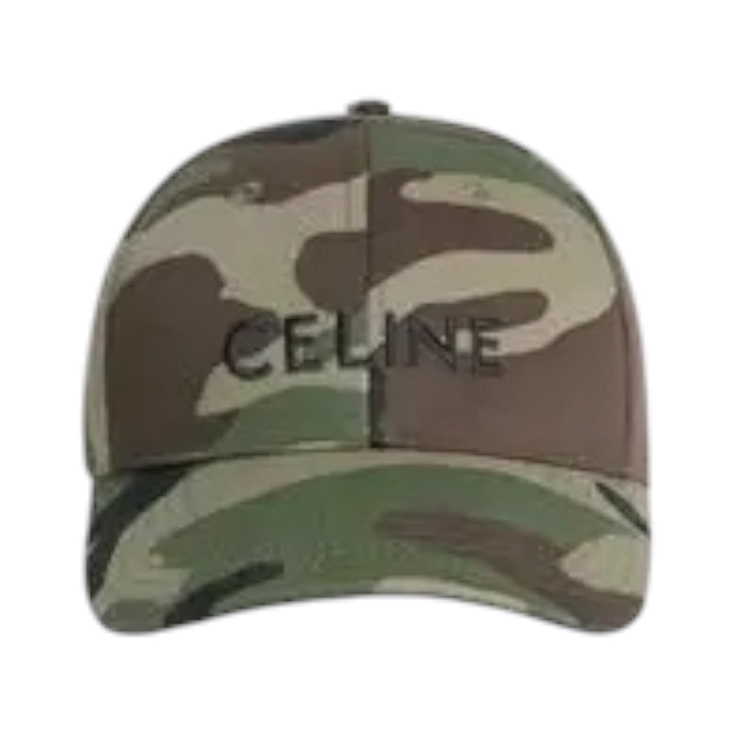Celine Logo Camo Cap