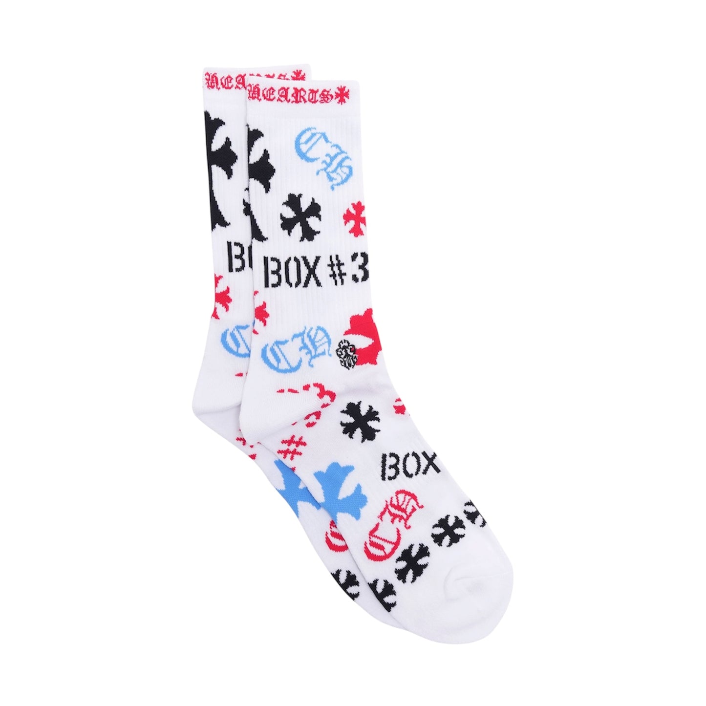 Chrome Hearts Stencil Socks