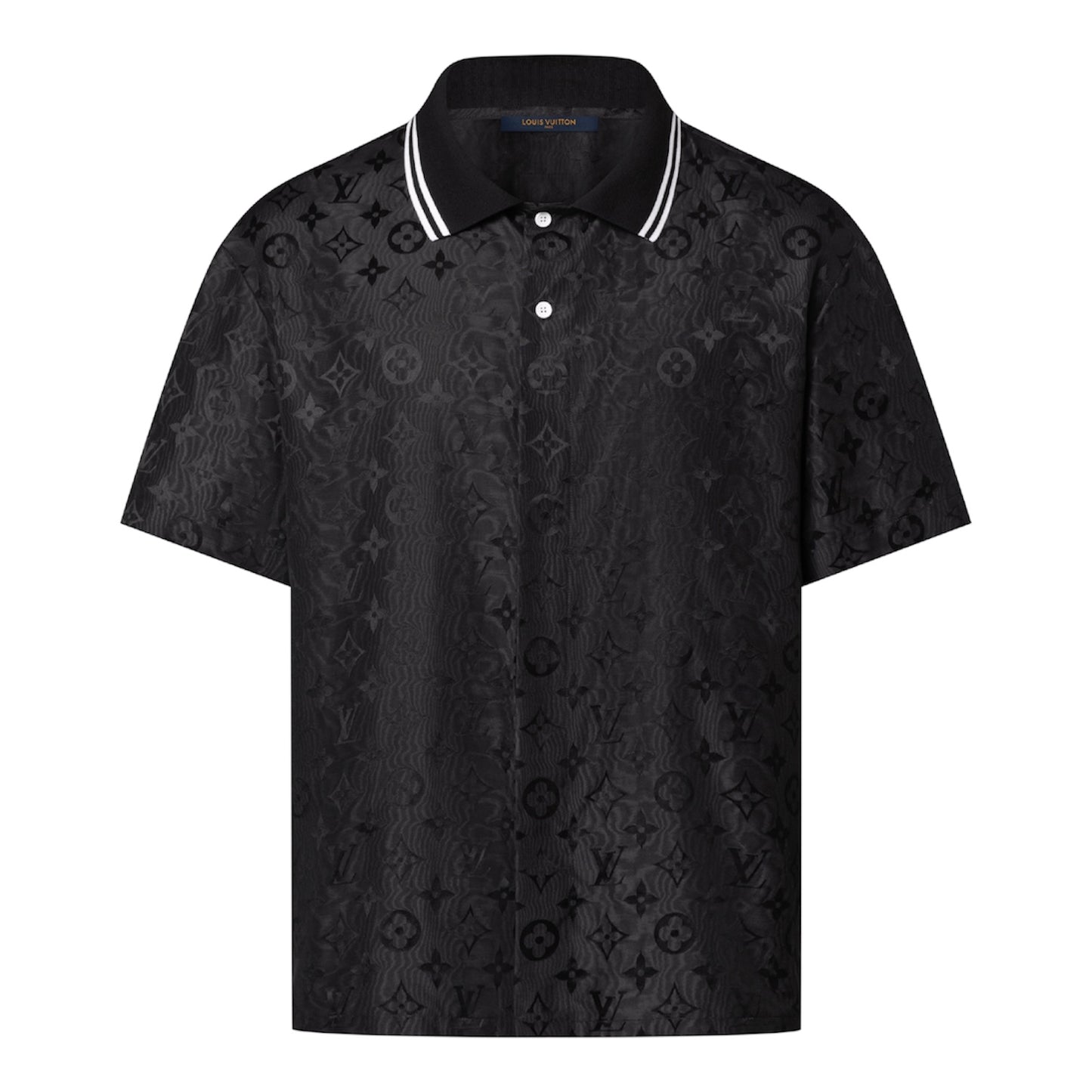 Louis Vuitton Monogram Silk Polo Shirt