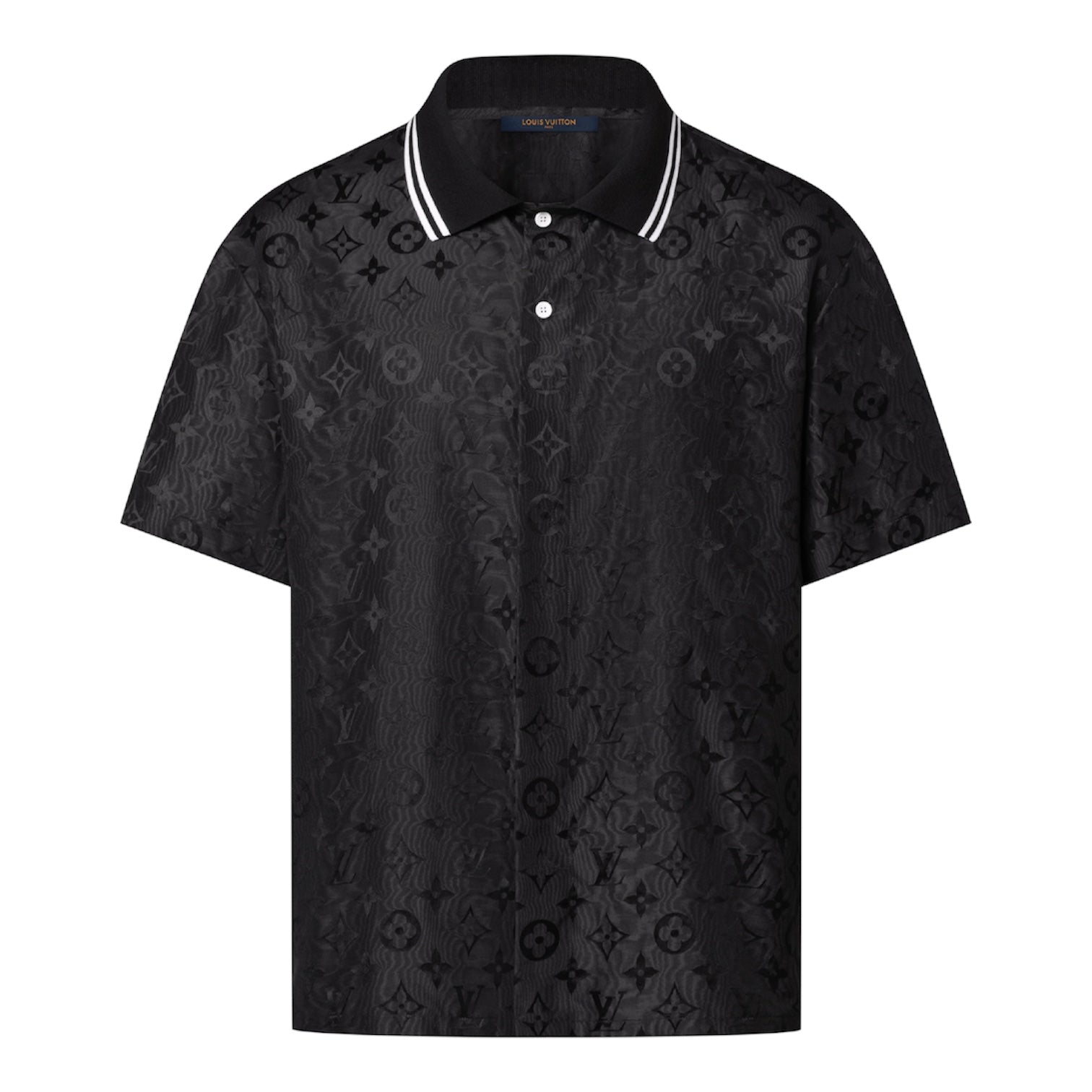 Louis Vuitton Monogram Silk Polo Shirt