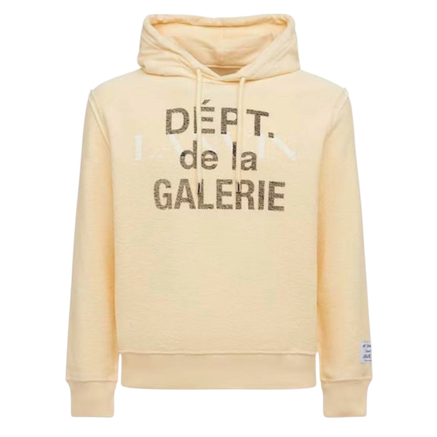 Gallery Dept. X Lanvin Logo Washed Hoodie ‘Beiege’