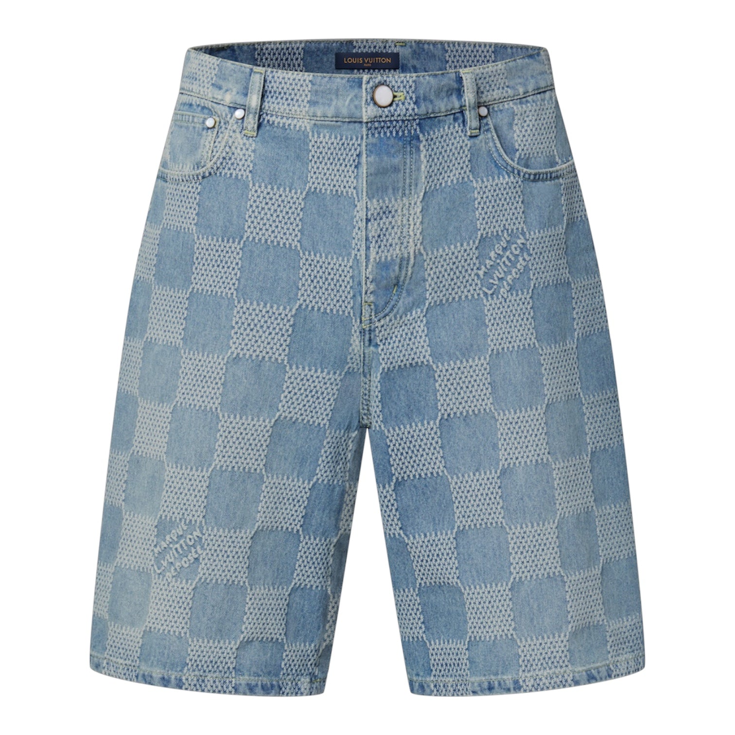Louis Vuitton 3D Damier Denim Shorts