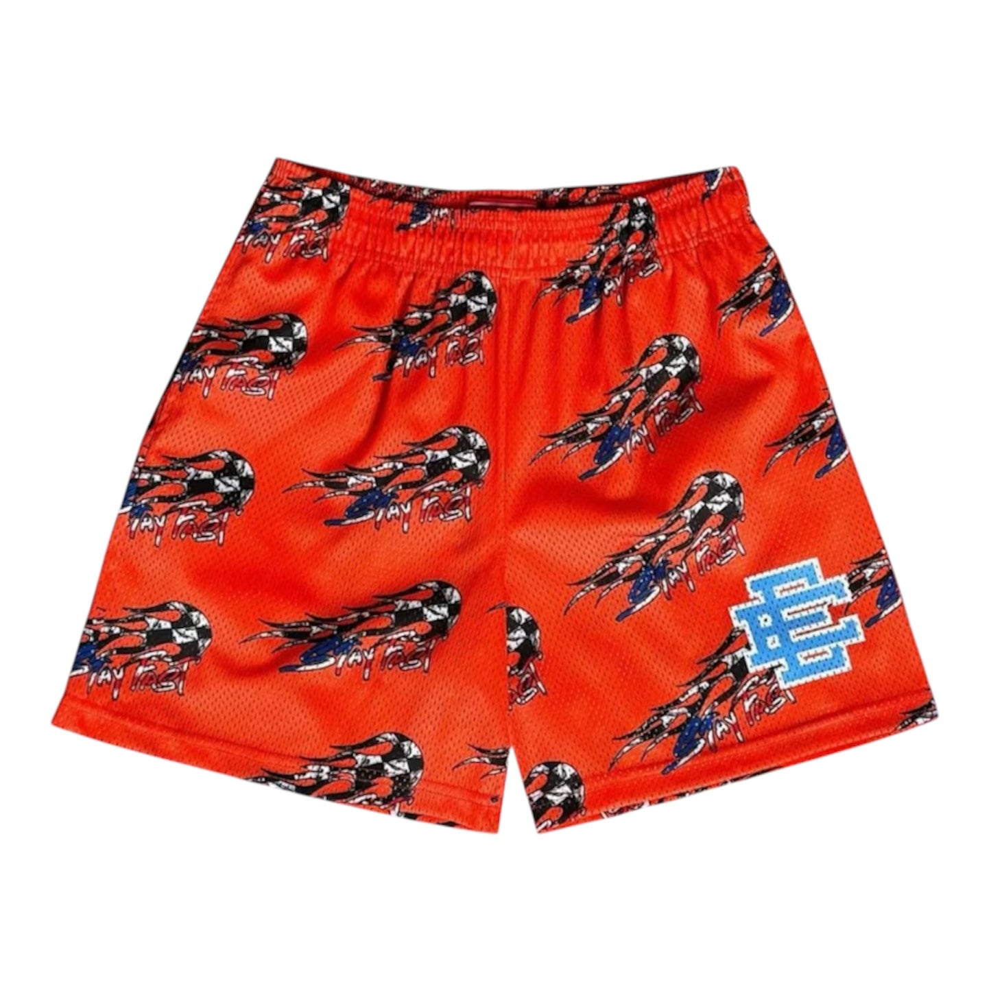 Matty Boy X Eric Emanuel Stay Fast Mesh Shorts ‘Orange’