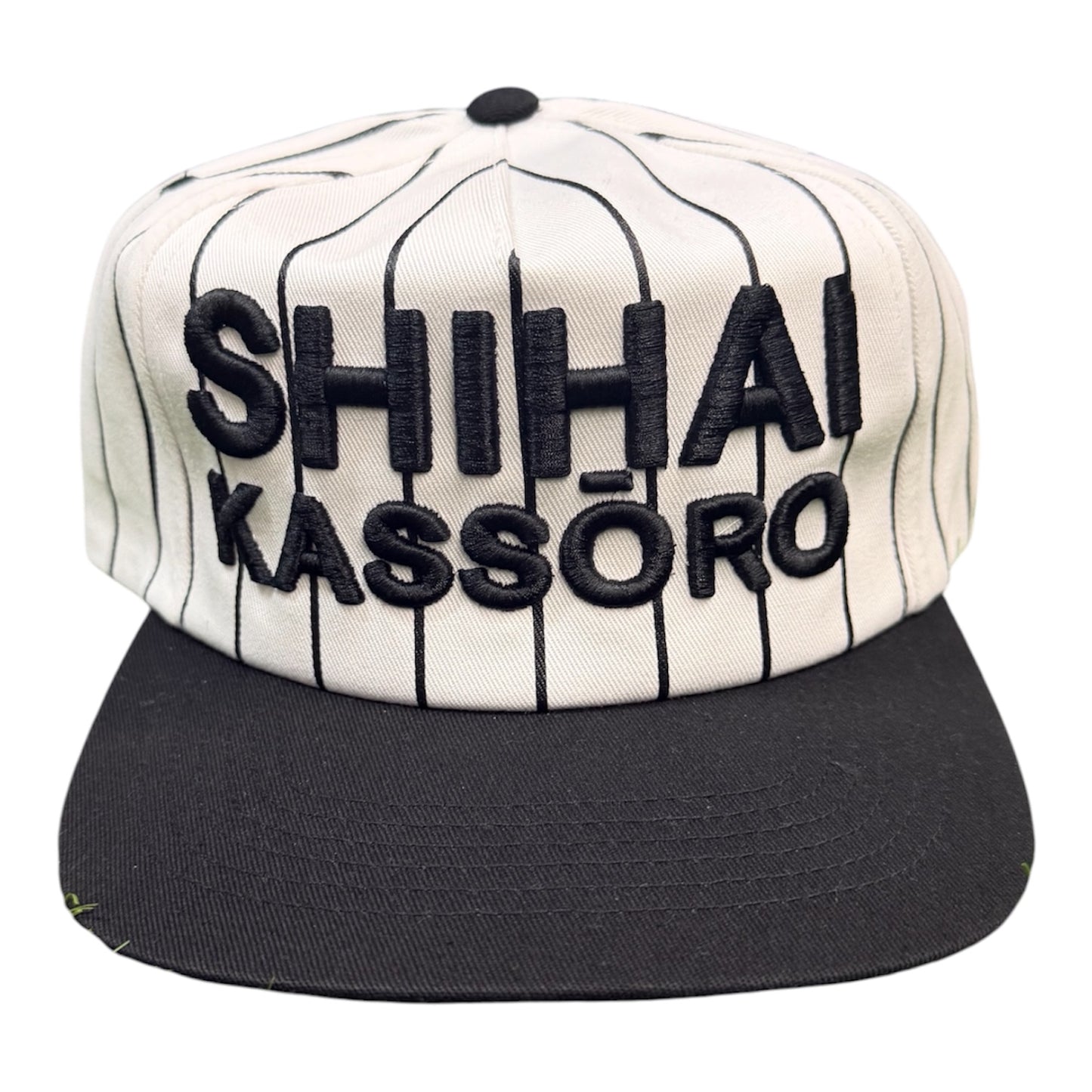Shihai Kassoro Striped Snapback Hat
