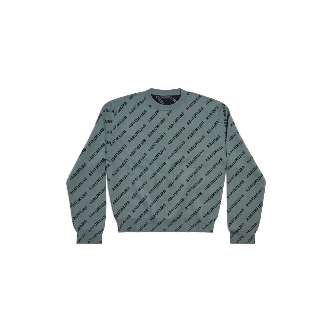 Balenciaga Mirror Mini Logo Sweater