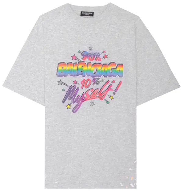 Balenciaga Multi Color T-Shirt “Grey”