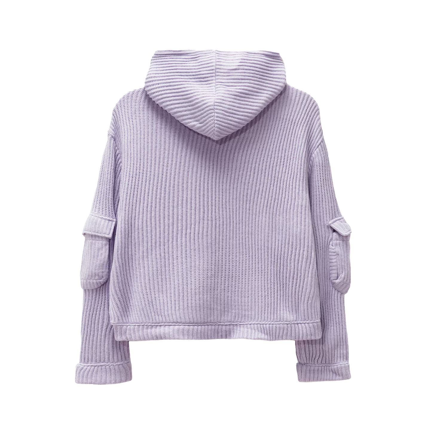 Who Decides War Violet Multi-Pocket Sweater