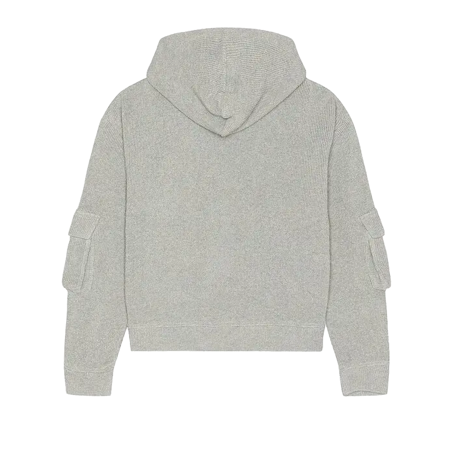 Who Decides War Grey Multi Pocket Sweater