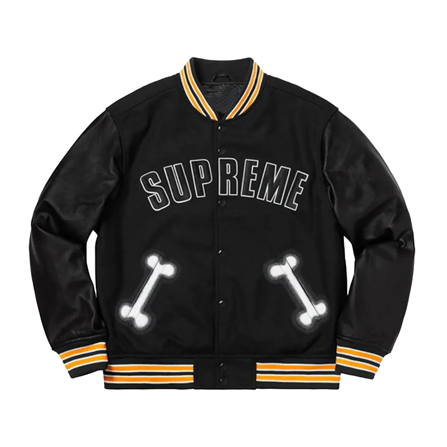 Supreme Bone Varsity Jacket