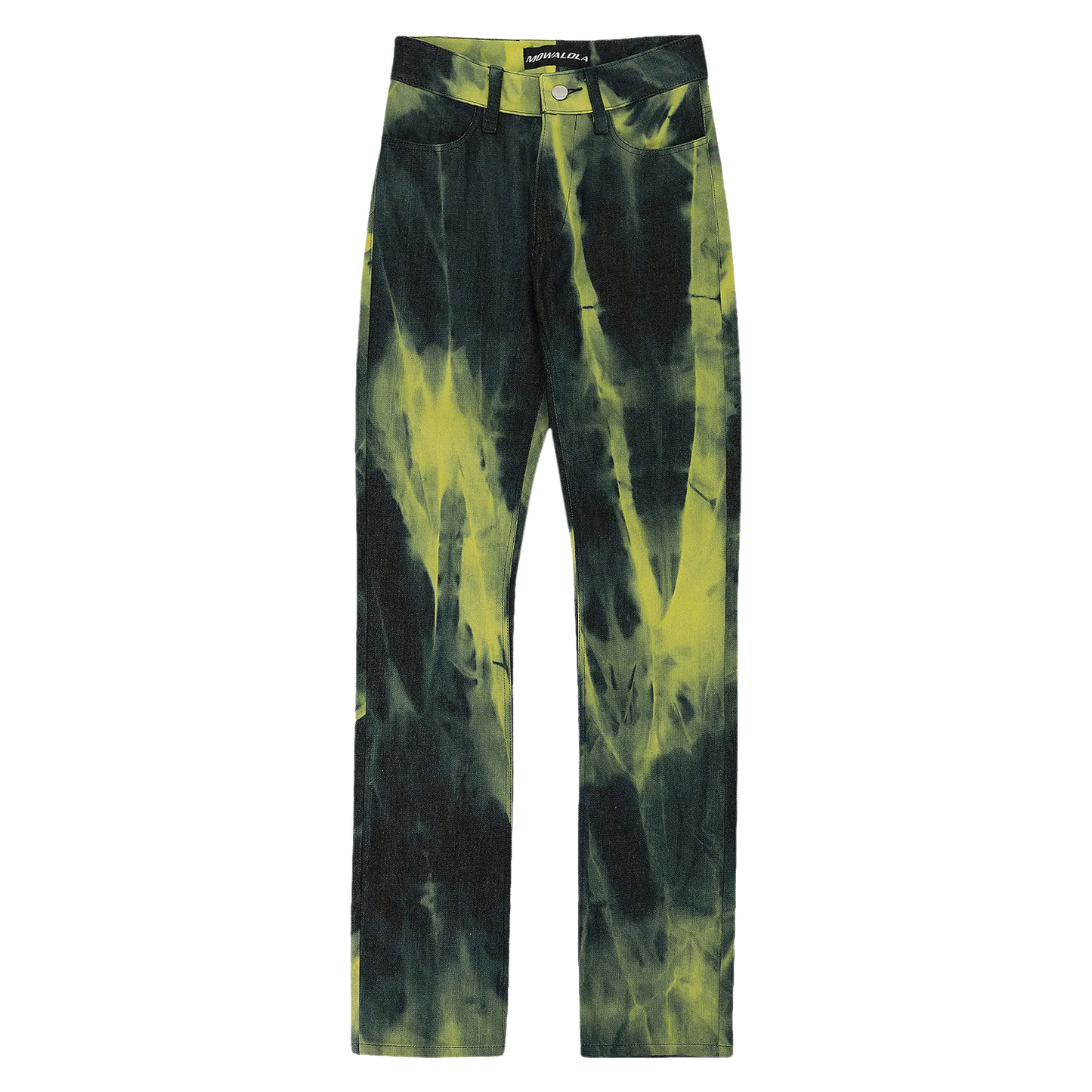 Wmns Mowalola Acid Green Denim Jeans