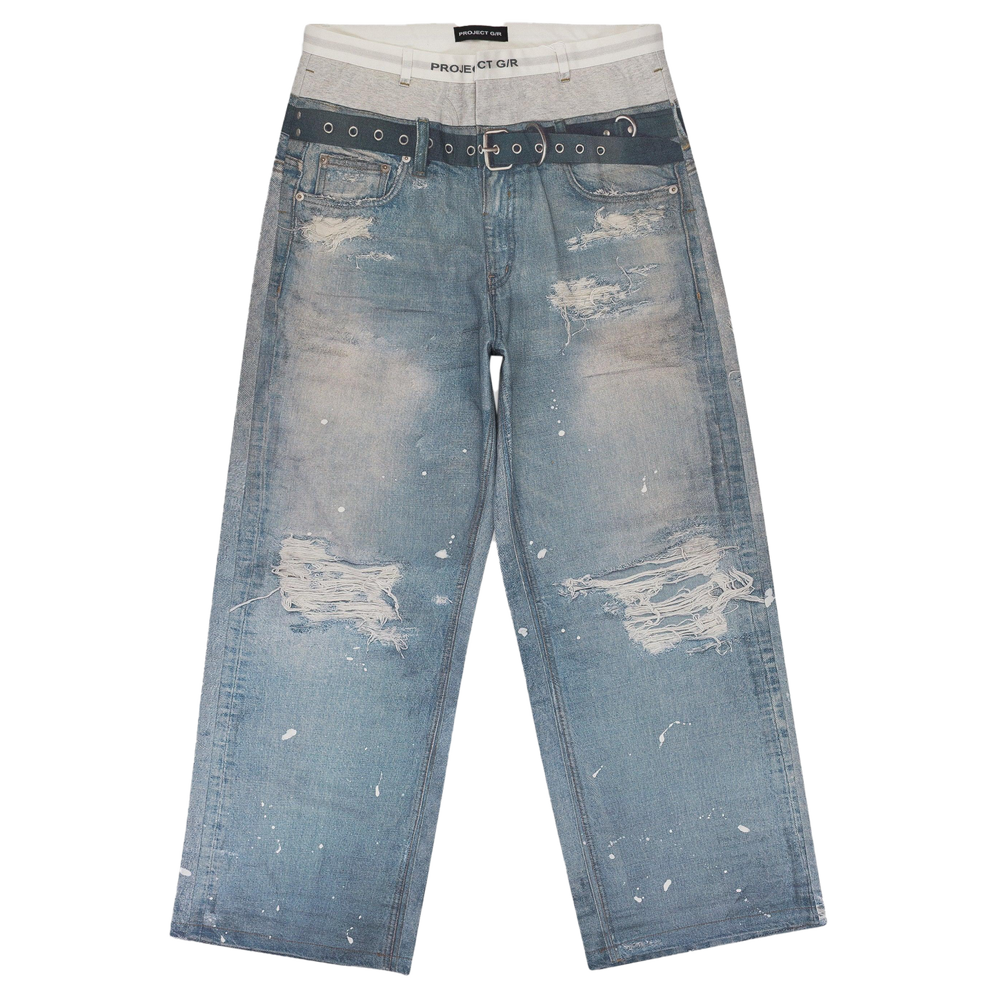 Project G/R Trompe-Lioeil Denim Jeans