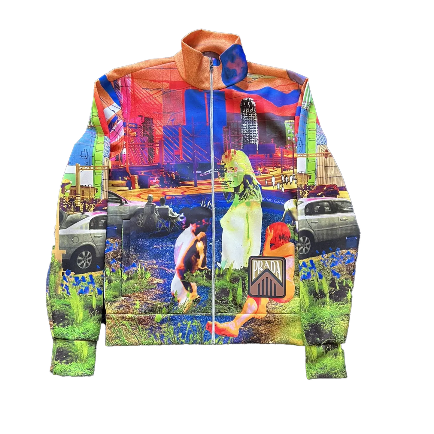 Prada Citi Print Track Jacket