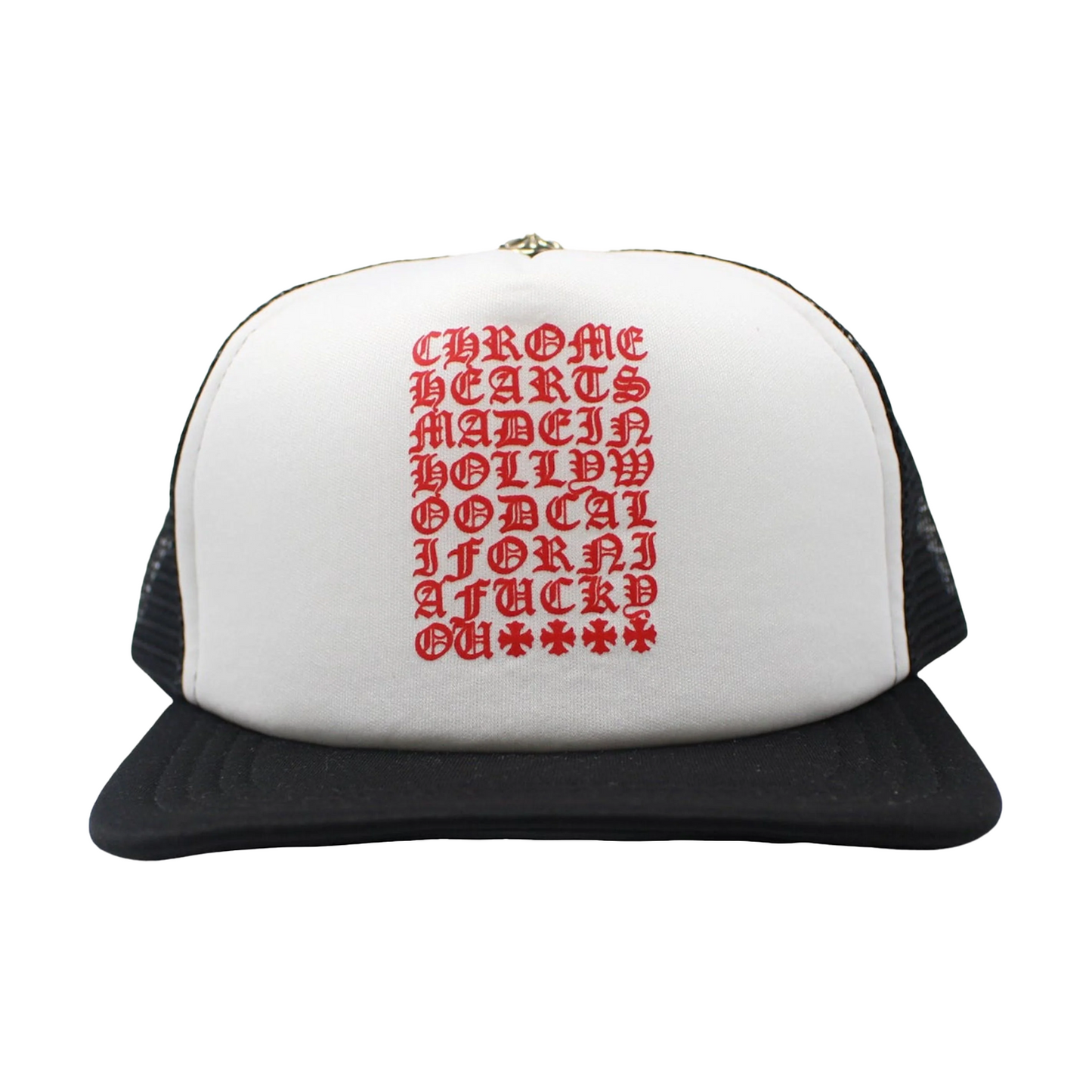 Chrome Hearts Eyechart Trucker Hat “Black”