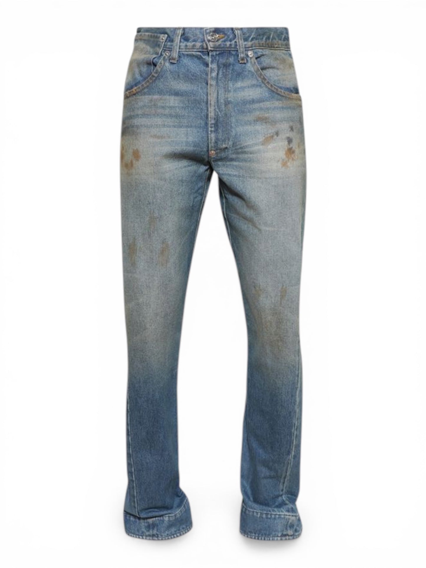 Gallery Dept. Straight Leg Distressed Jeans