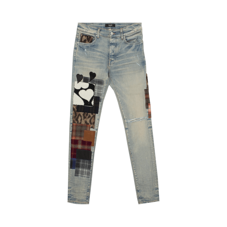 Amiri Art Patch Denim Jeans