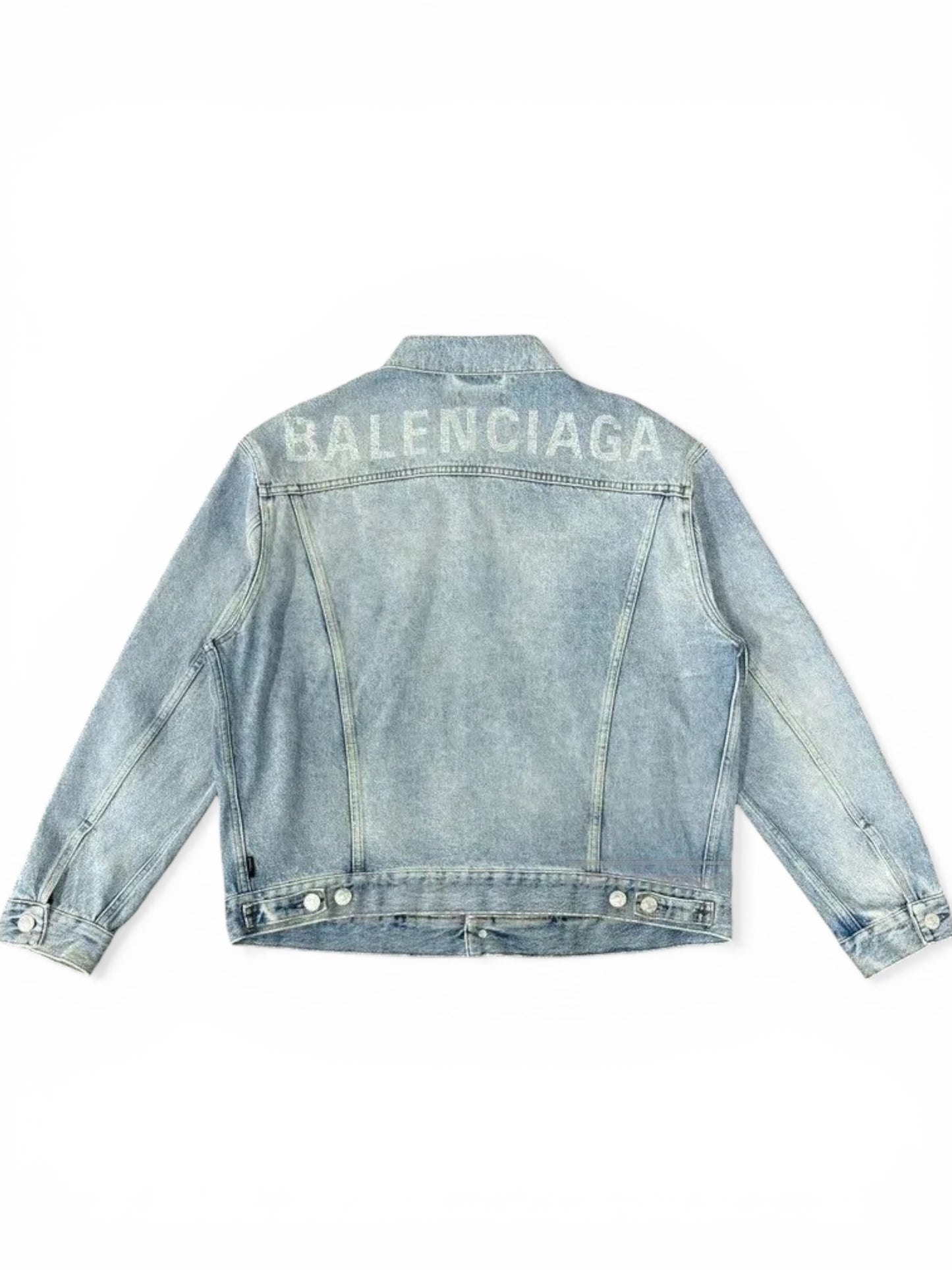 Balenciaga Jean Jacket RhineStone