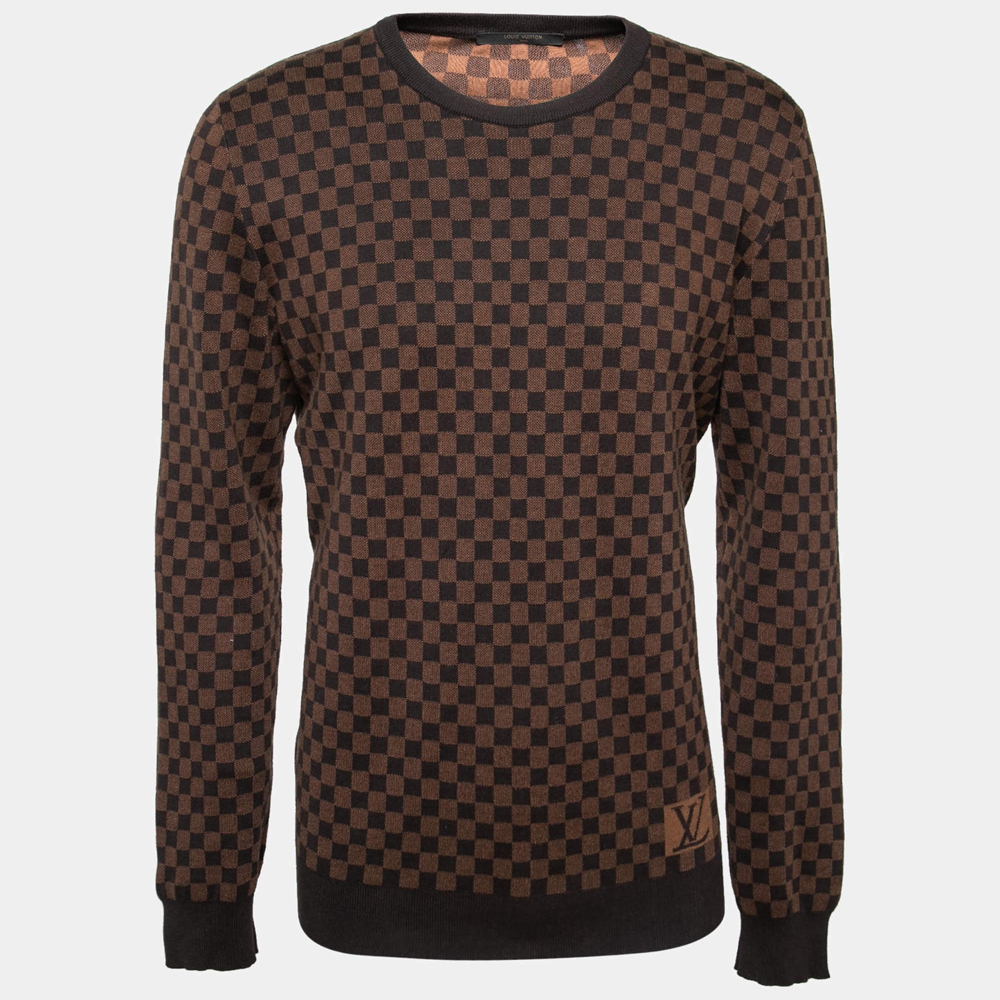 Louis Vuitton Classic Checkerboard Crewneck "Brown"