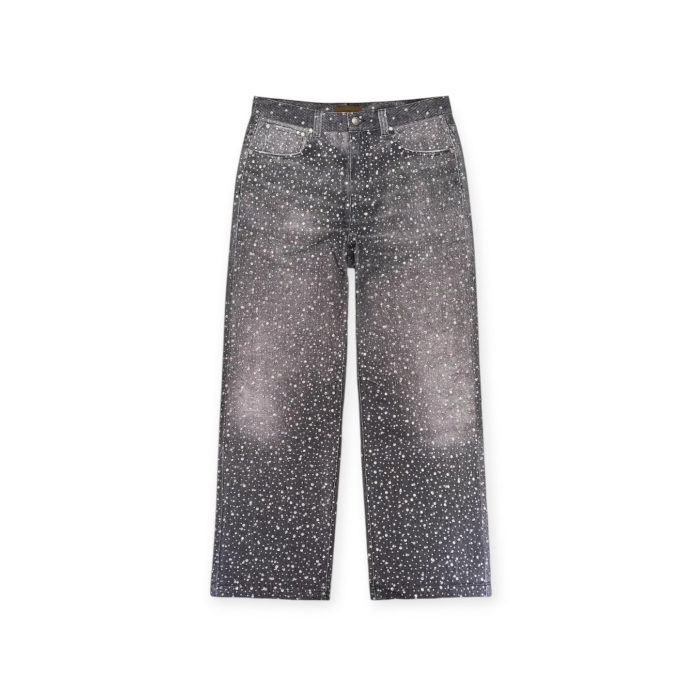Birth Of Royal Child Rhinestone Denim Jeans
