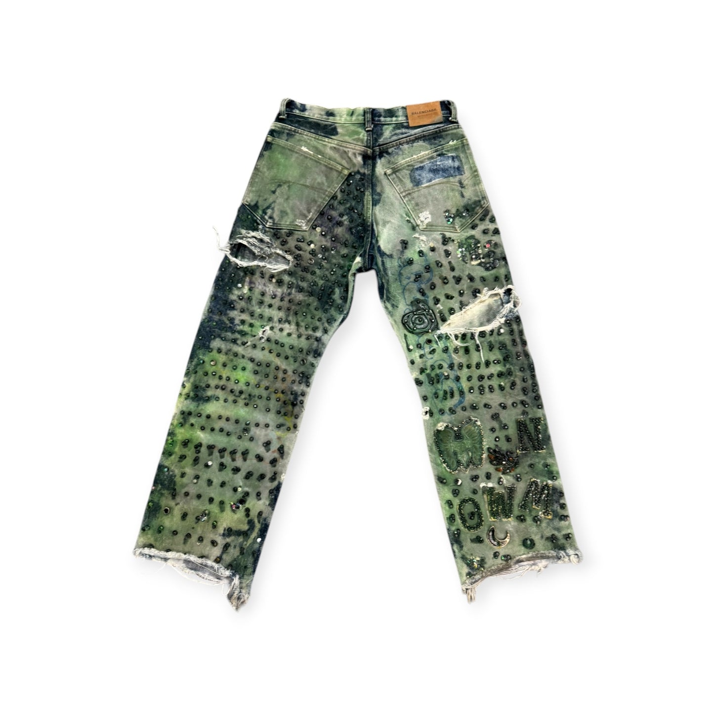 1/1 Balenciaga X Nyree Arts Crashed Jeans