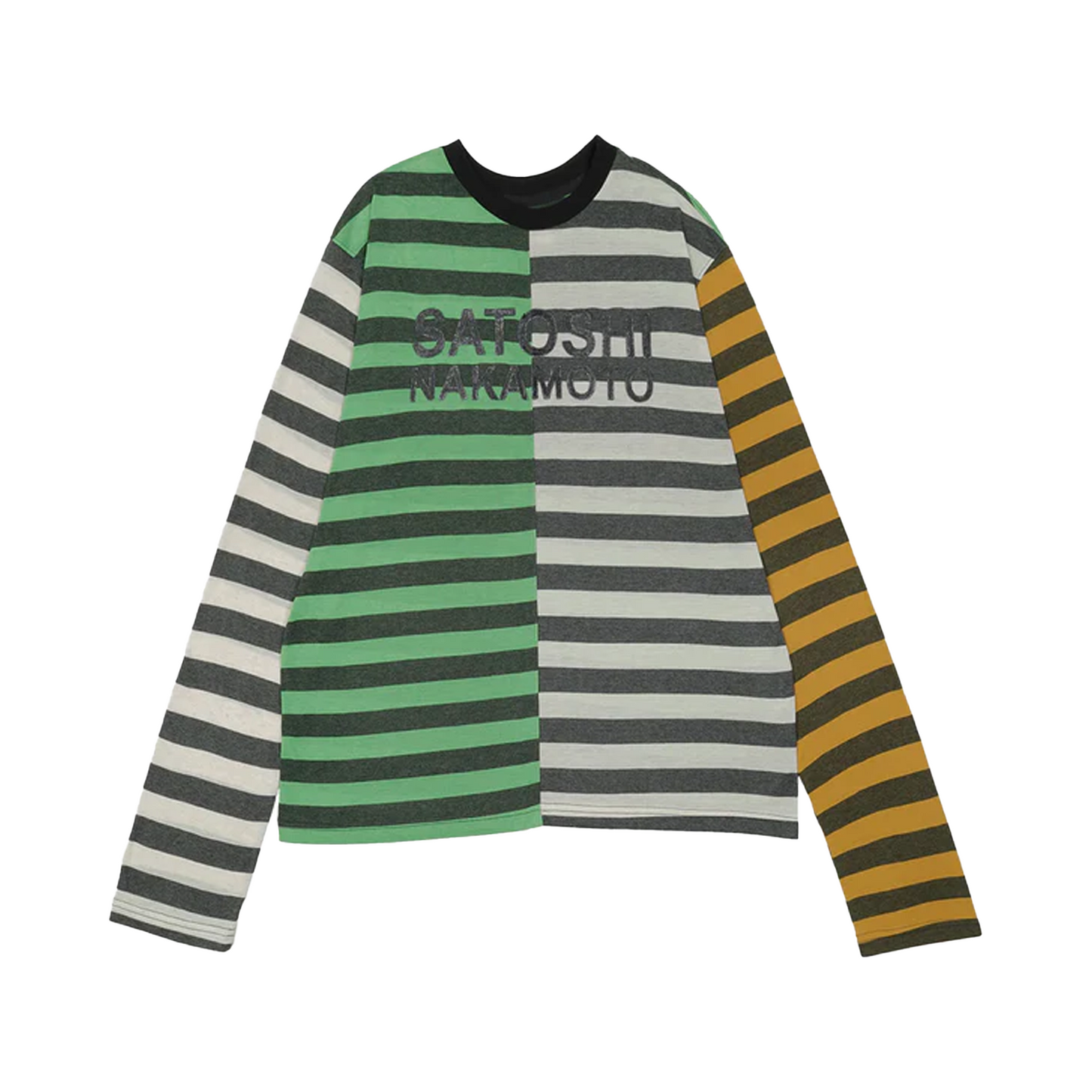 Satoshi Offset Stripe L/S T-Shirt