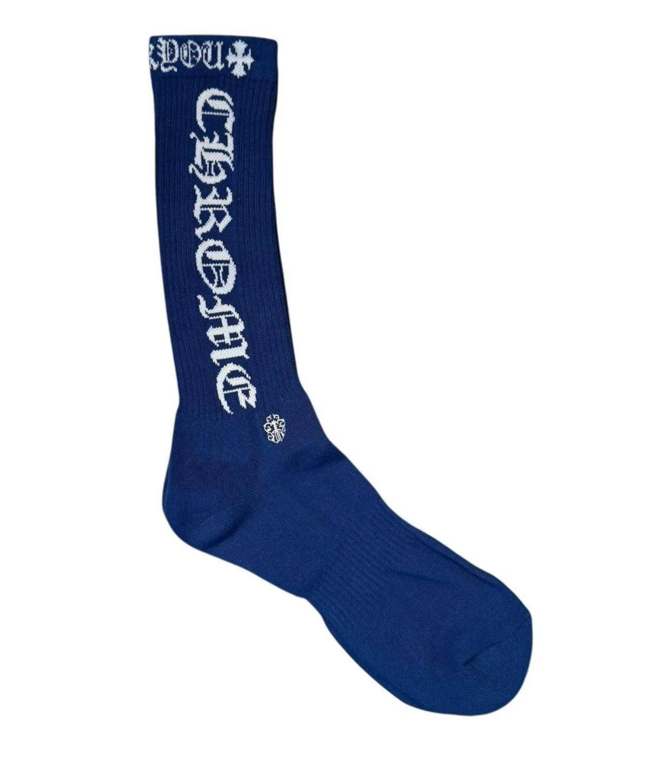 Chrome Hearts Logo Socks "Blue"